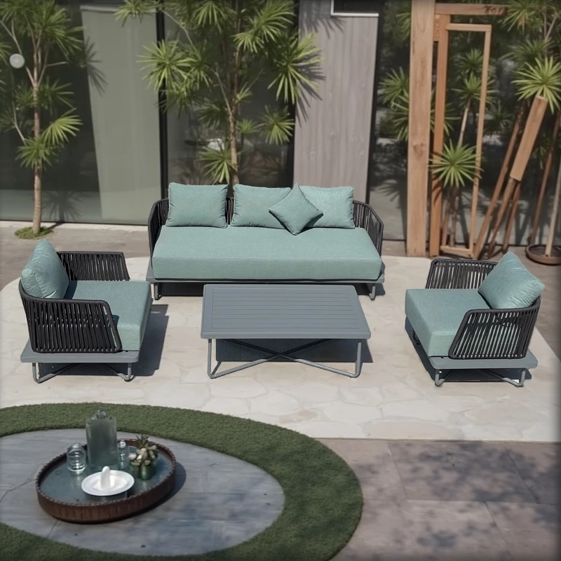 Braided Rope Alloy Sofa