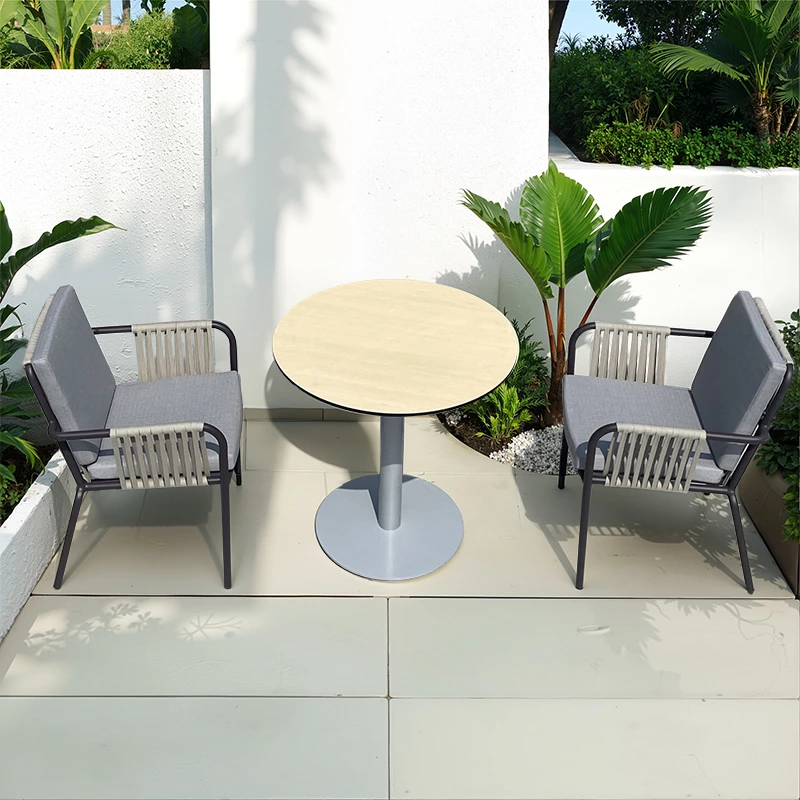 Outdoor Waterproof Stackable Aluminum Alloy Chair