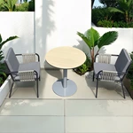 Outdoor Waterproof Stackable Aluminum Alloy Chair