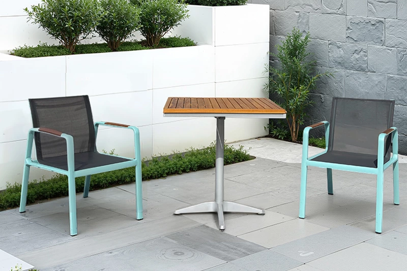 Aluminum Alloy Teslin Cloth Table And Chair