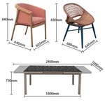 Outdoor Garden Terrace Leisure Chair Set