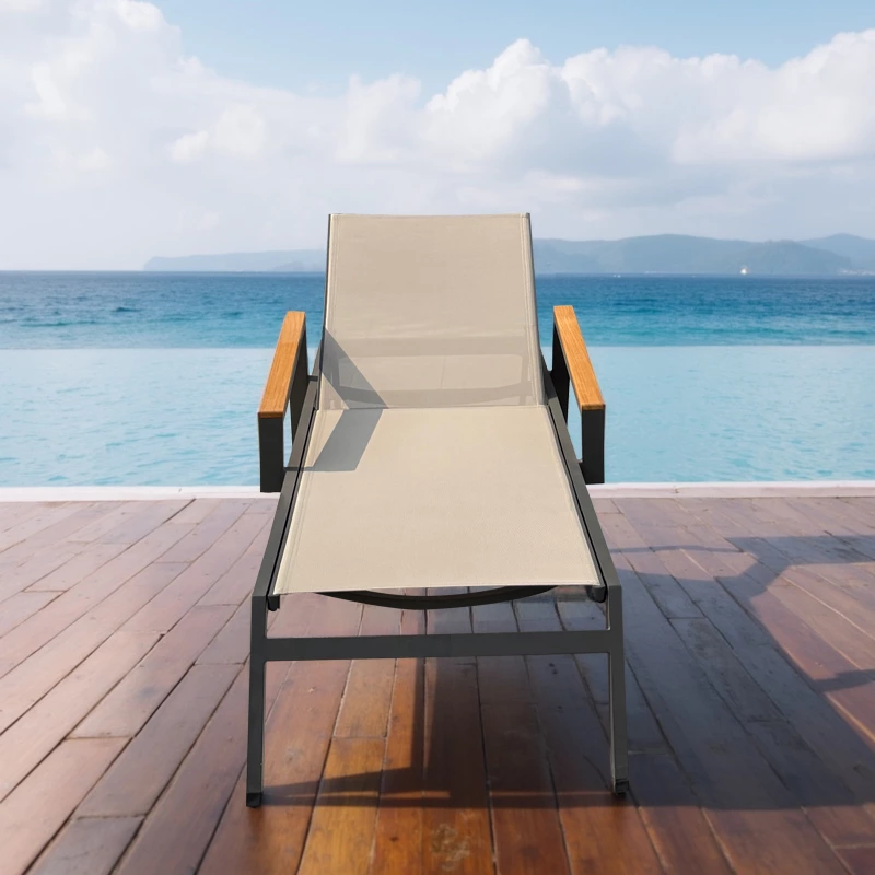 Outdoor Aluminium Pool Loungers