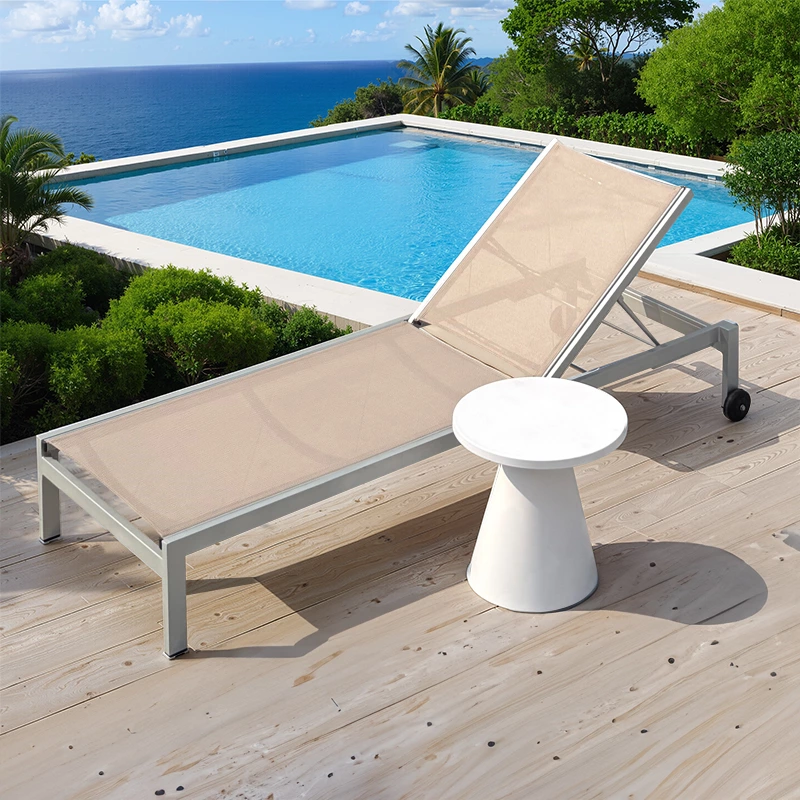 Aluminum Textile Sun Lounger