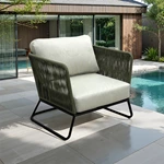 Teak Wood Rope Frame Sofa Set