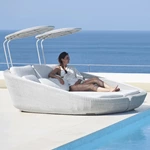 Outdoor Poolside Rattan Daybed