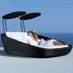 Outdoor Poolside Rattan Daybed