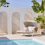 Garden Aluminum Rope Daybed