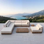 Teak Wood Garden Sofa