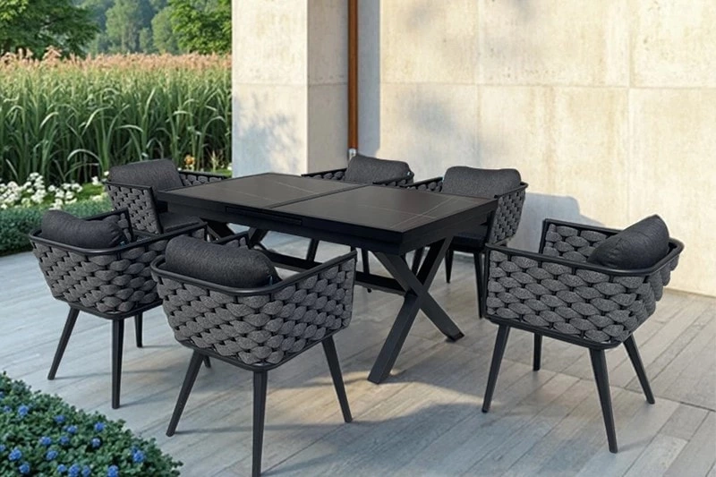 Aluminum Outdoor Table and Chair Set